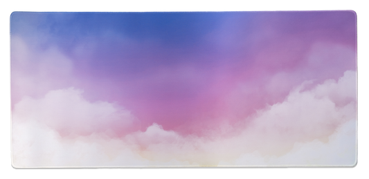 Pastel Clouds Desk Mat