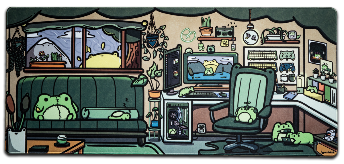 Froggy Office Desk Mat
