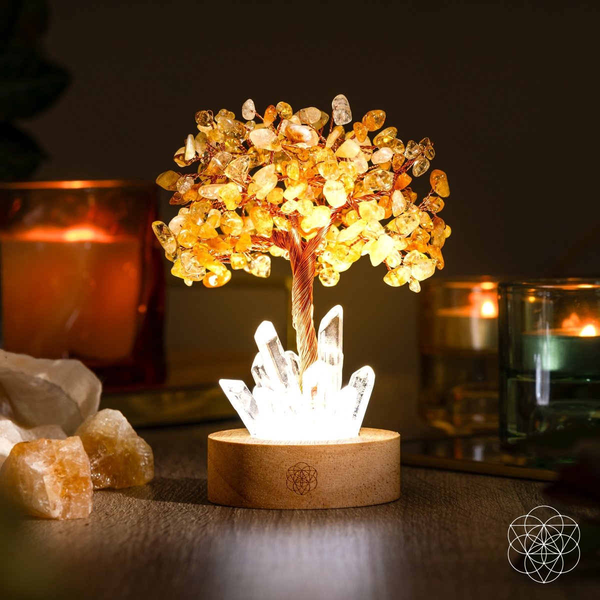 Citrine Tree Lamp