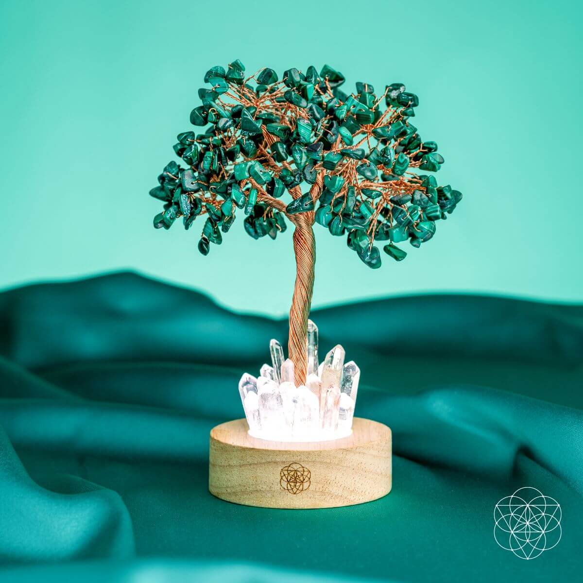 Malachite Tree Lamp