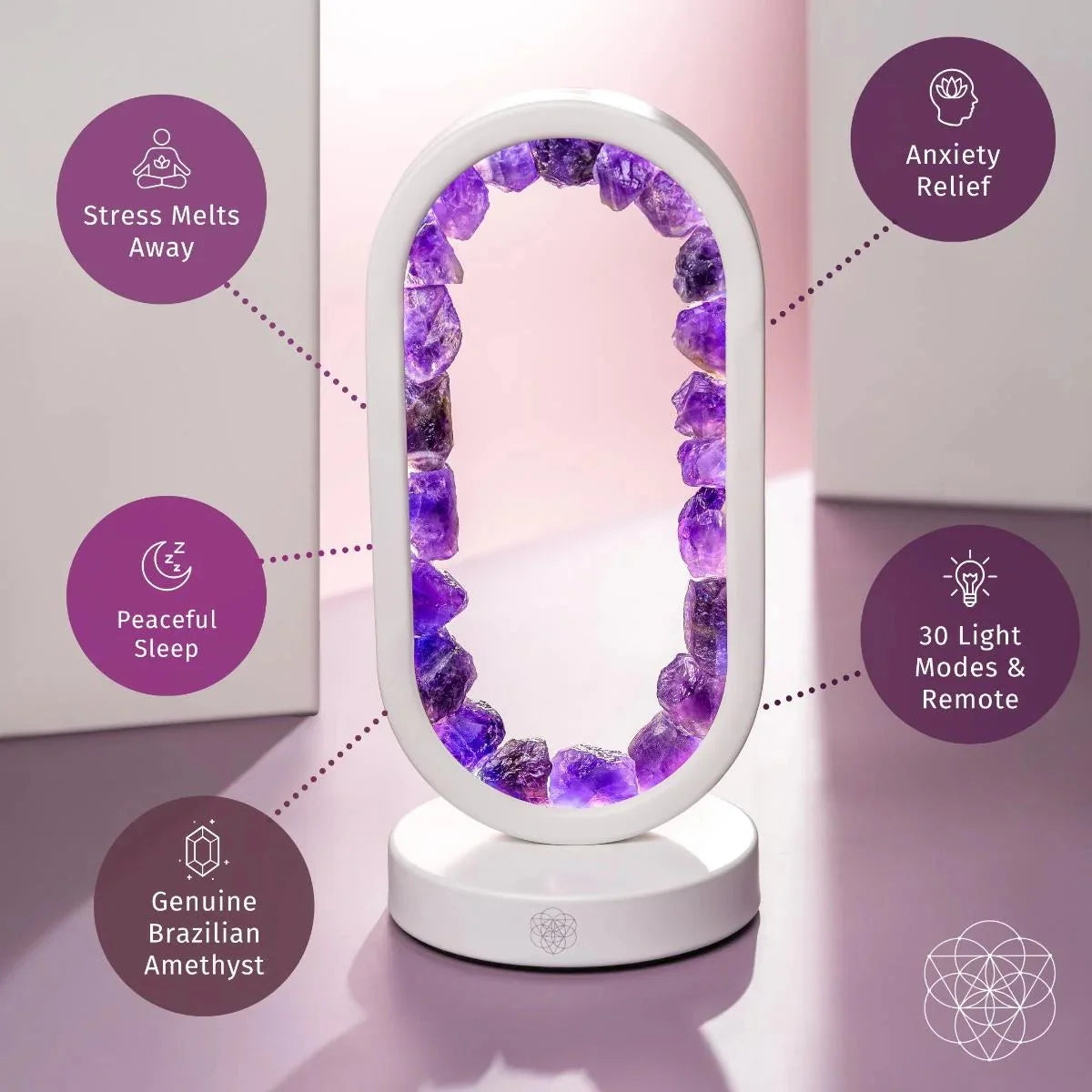 Amethyst Lamp of Stress Relief