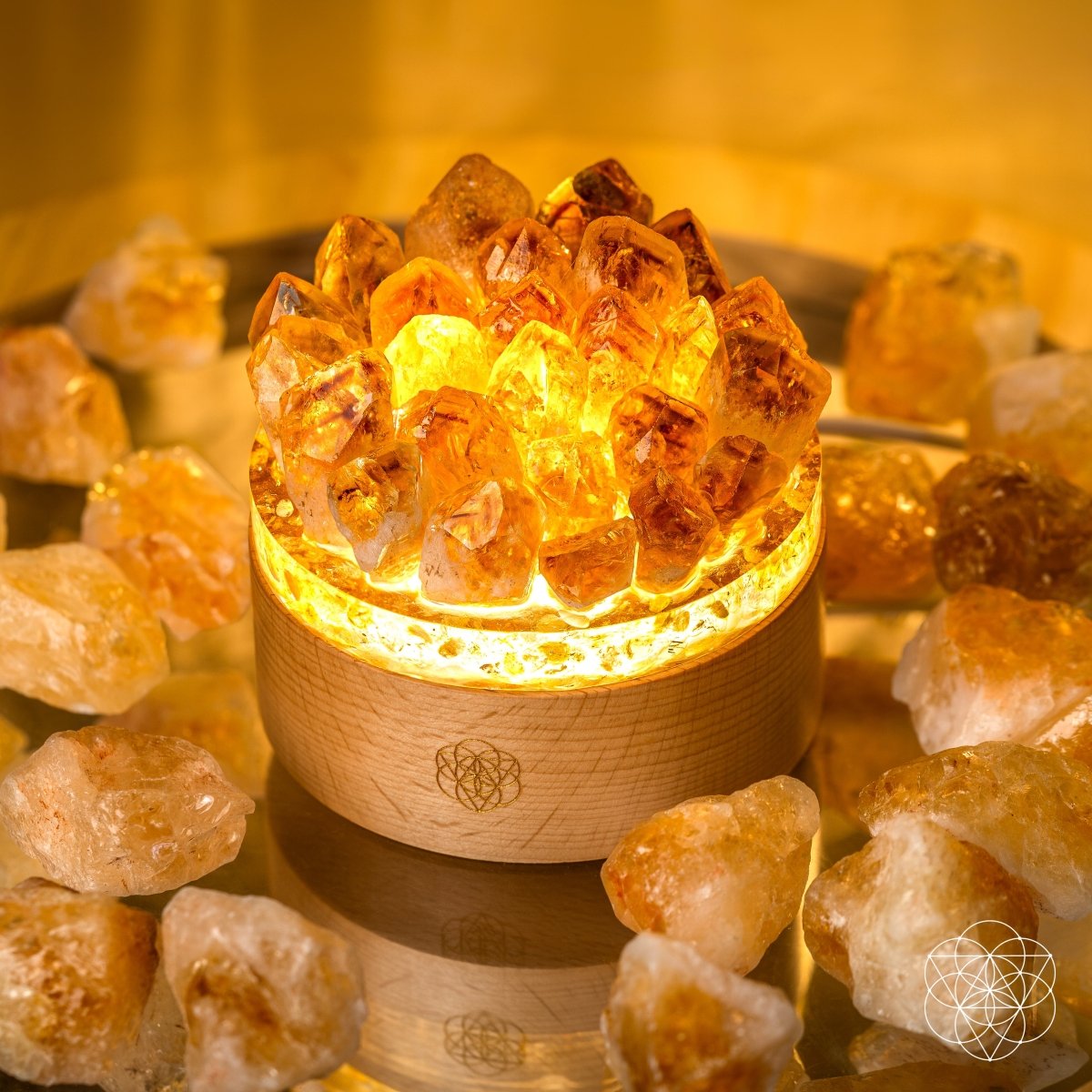 Citrine Lamp