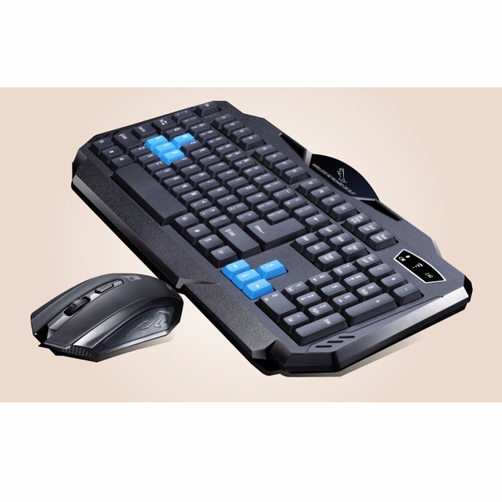 Wireless Black Keyboard & Mouse Combo