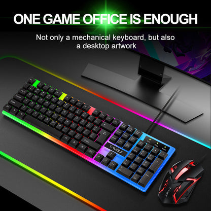Colorful Keyboard & Mouse (Wired)
