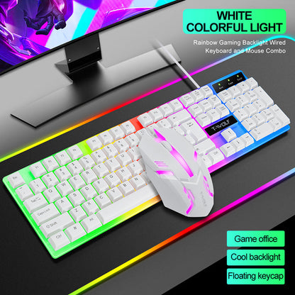 Colorful Keyboard & Mouse (Wired)