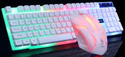 Colorful Backlit Keyboard & Mouse Glowing Set