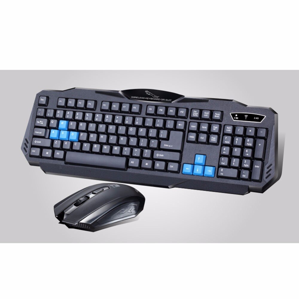 Wireless Black Keyboard & Mouse Combo
