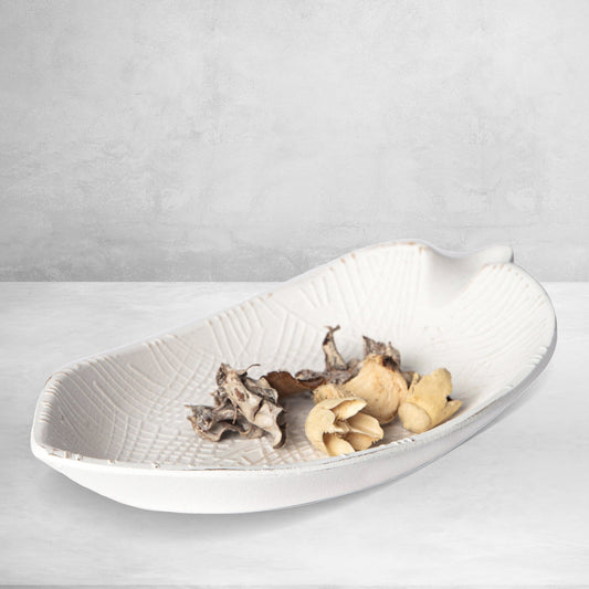 Wood Leaf Shaped Tray