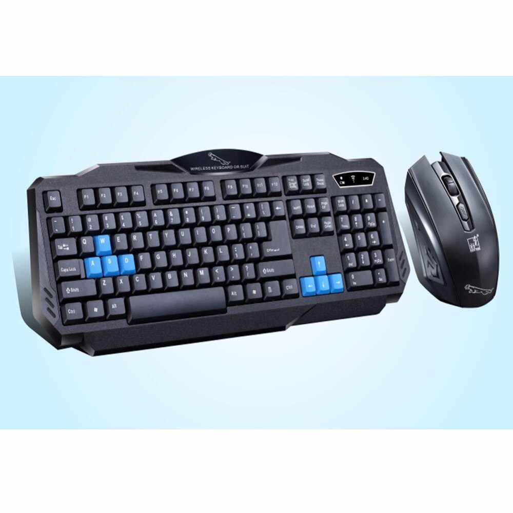 Wireless Black Keyboard & Mouse Combo