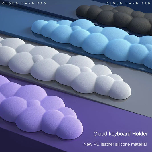Mouse pad with wrist rest keyboard cloud anti-slip memory foam desktop office gamer mouse wrist rest