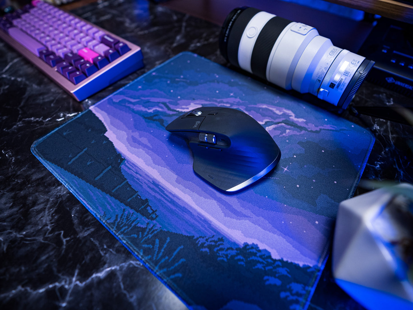 Pixel Comet V2 Desk Mat