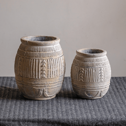 Handmade Yukun Terracotta Planter Stoneware