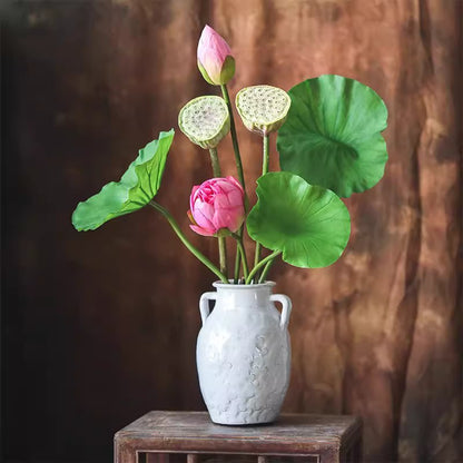 Artificial Lotus Flower and Seedpod