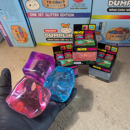 Set of Three Squishy Nice Cubes (Super Slow-Rising Squish)