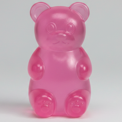 Pink Gummy Bear Squish (Slow-Rising Squish)