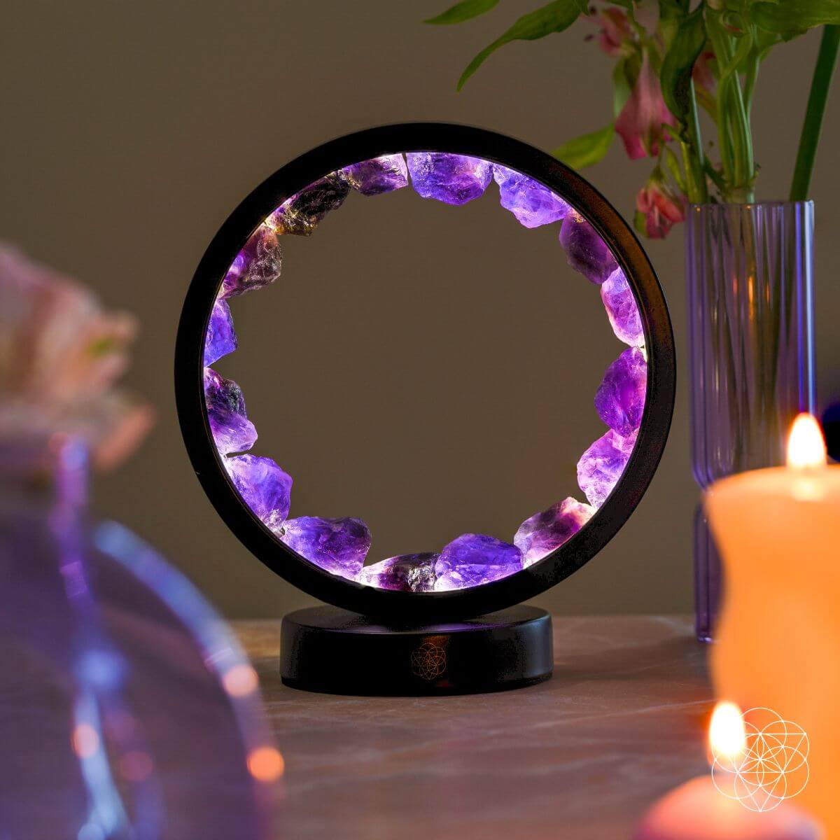 Amethyst Lamp
