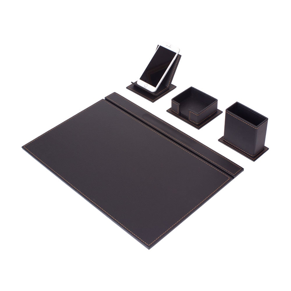 MOOG Luxury Desk Set-4 Accessories- Green - 4 PCS