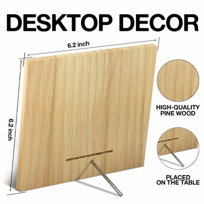 Coworker Appreciation Wooden Desk Sign