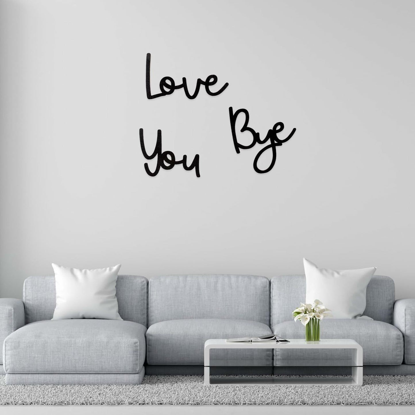 “Love You Bye” Wood Sign