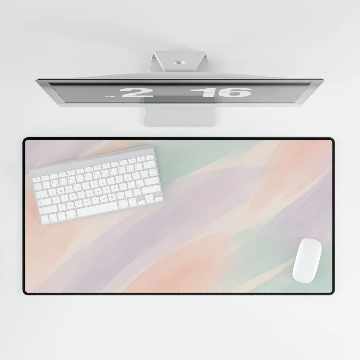 DipaliZ Pastel Desk Mat Office Desk Pad Large Polyester