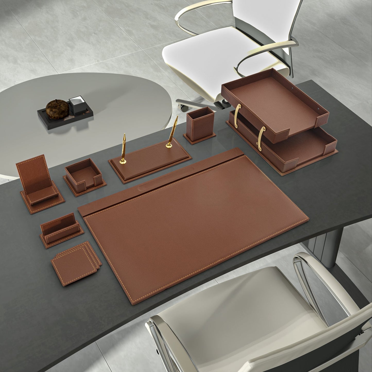 MOOG Classic Desk Organizer - Cream- 12 PCS